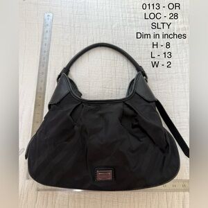 Burberry Stylish Black Hobo Bag